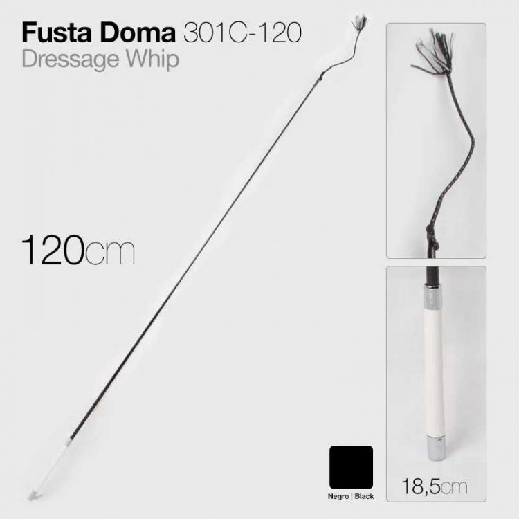 FUSTA DOMA 301C-120 NEGRO 120cm