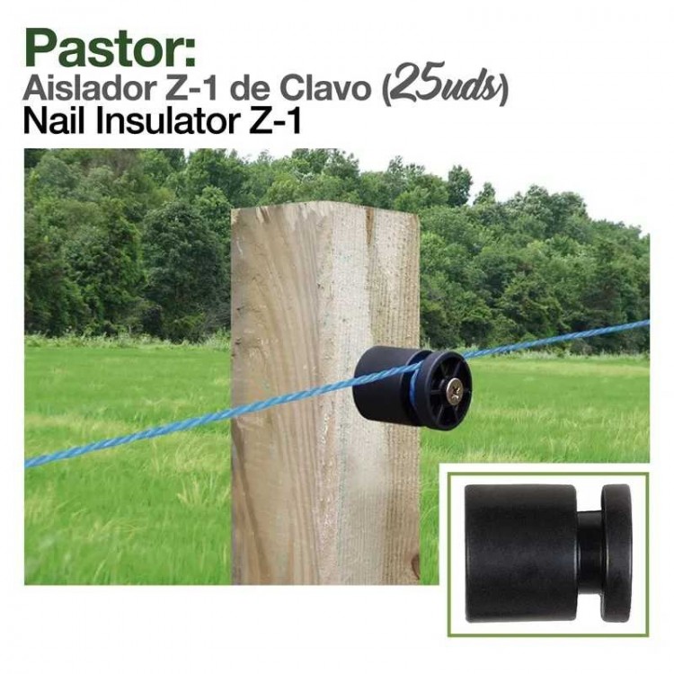 PASTOR: AISLADOR Z-1 DE CLAVO 25uds