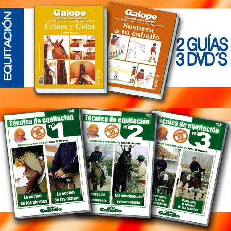 DVD + LIBRO COLECCIÓN PACK: EQUITACIÓN