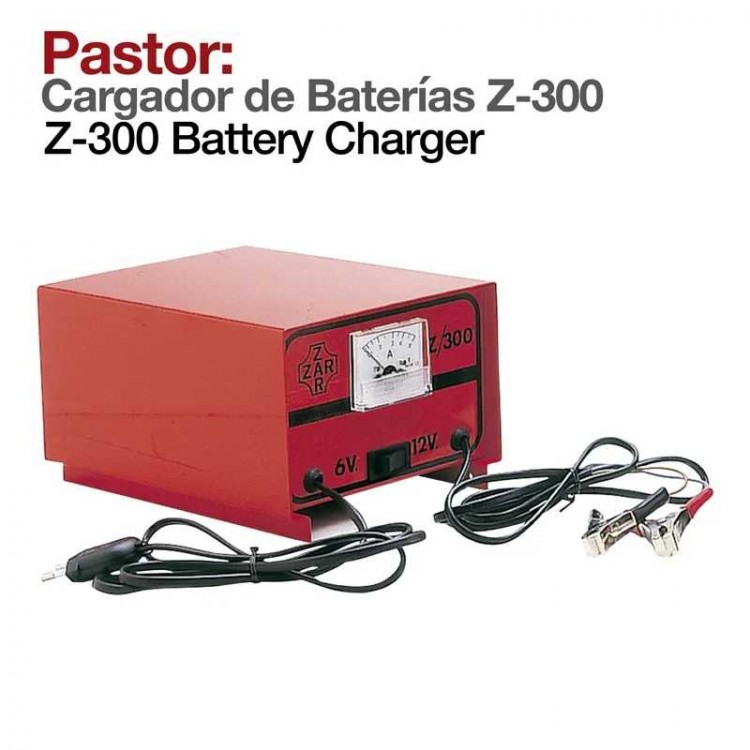 PASTOR: CARGADOR DE BATERÍAS Z-300