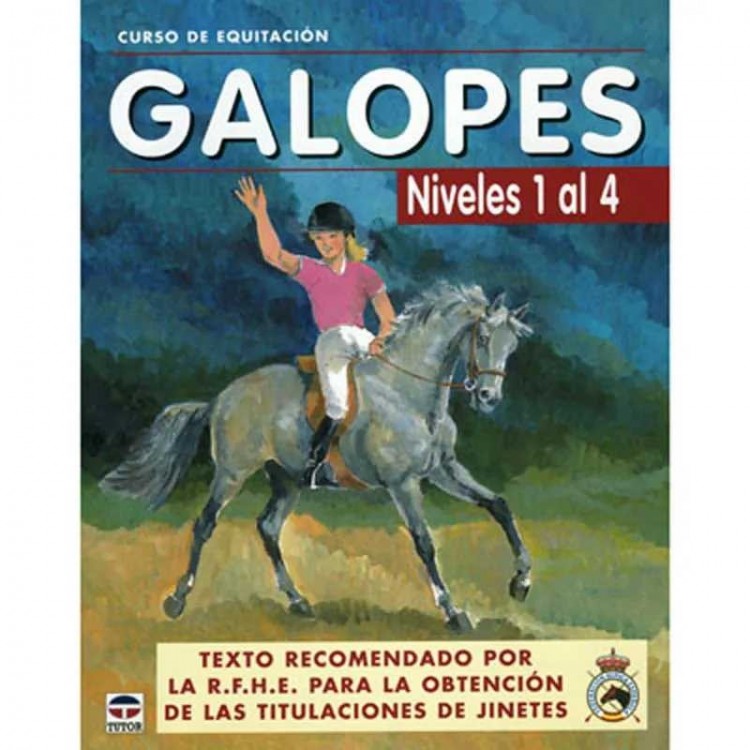 LIBRO: CURSO EQUITACIÓN. GALOPE Nº 1 A 4