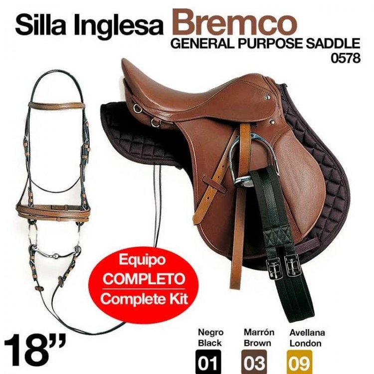 SILLA INGLESA BREMCO (EQUIPO COMPLETO) 