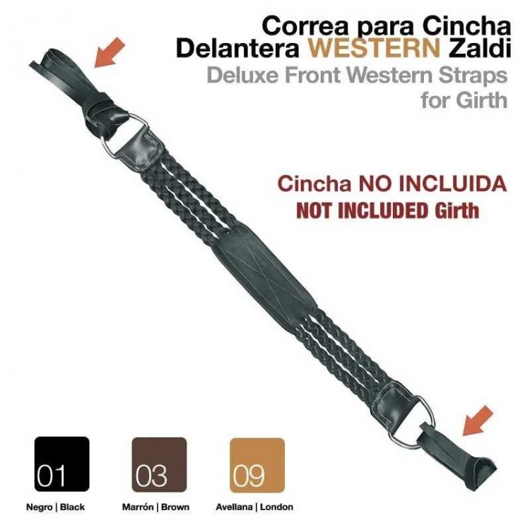 CORREA PARA CINCHA DELANTERA WESTERN ZALDI