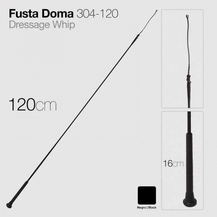 FUSTA DOMA 304-120 NEGRO 120cm