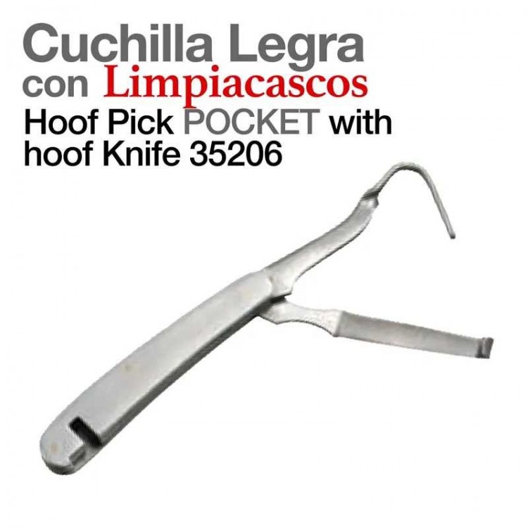 CUCHILLA LEGRA CON LIMPIACASCOS 35206