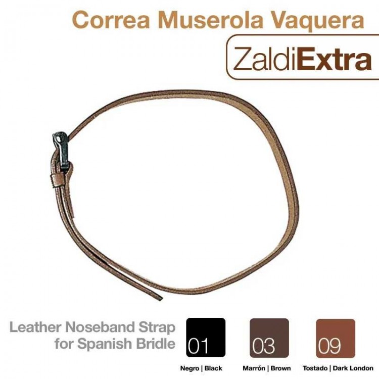 CORREA MUSEROLA VAQUERA ZALDI EXTRA