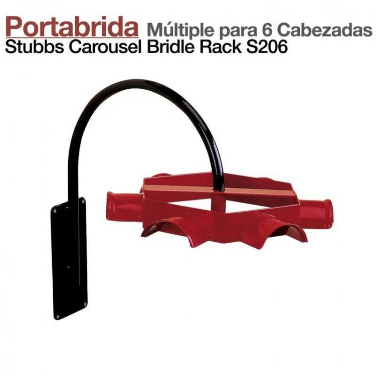 PORTABRIDA MÚLTIPLE PARA 6 CABEZADAS S206 STUBBS