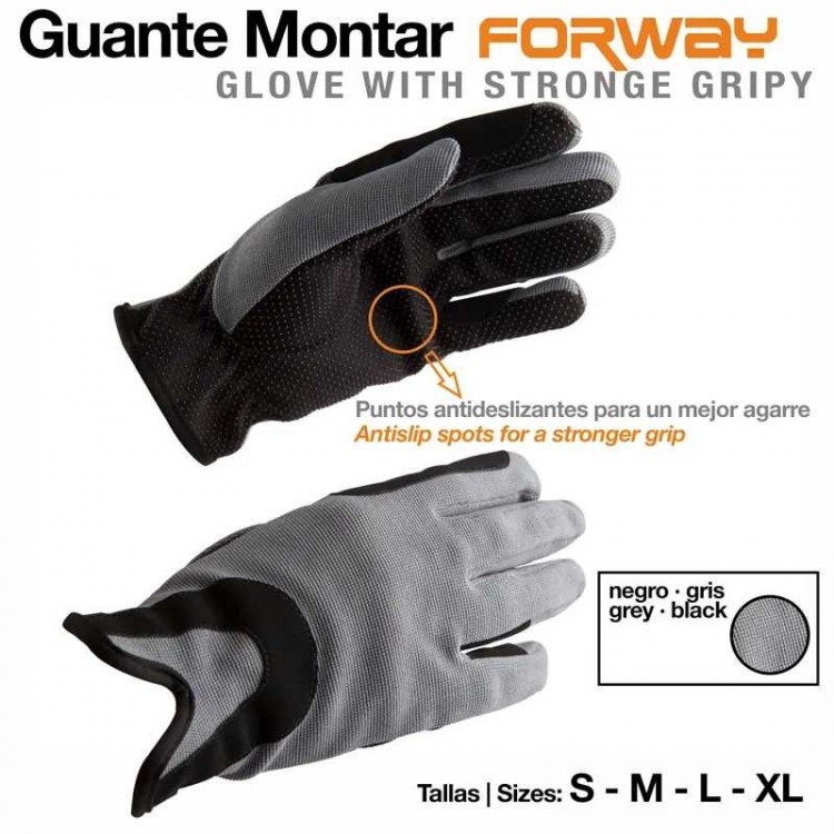 GUANTE MONTAR FORWAY Z73 NE