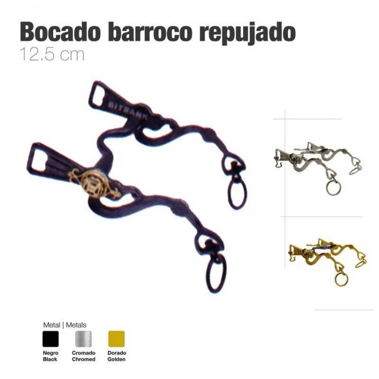 BOCADO BARROCO REPUJADO