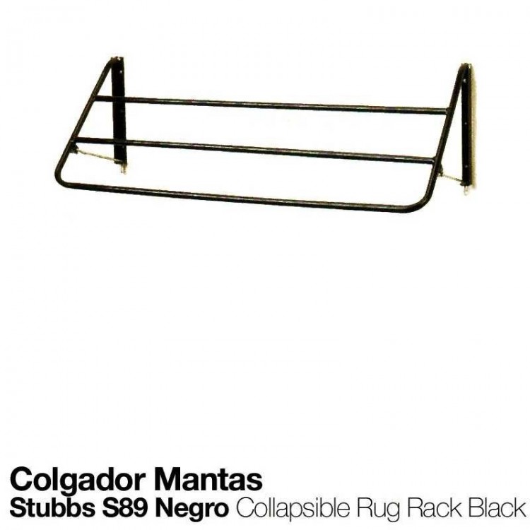 COLGADOR PARA MANTAS STUBBS S89 NEGRO