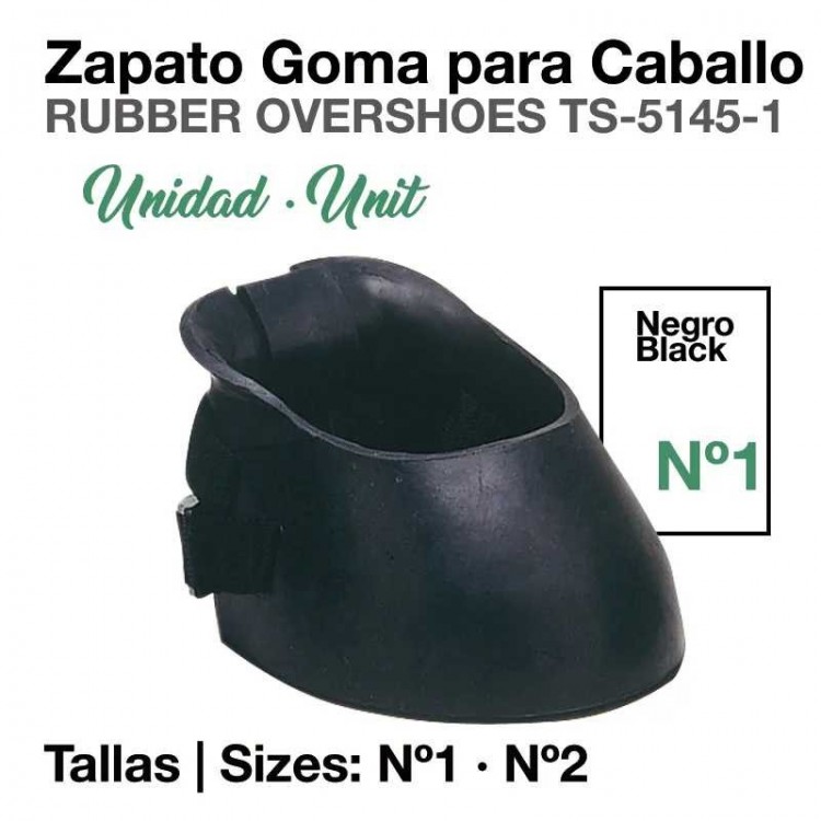 ZAPATO GOMA PARA CABALLO TS-5145 UNIDAD