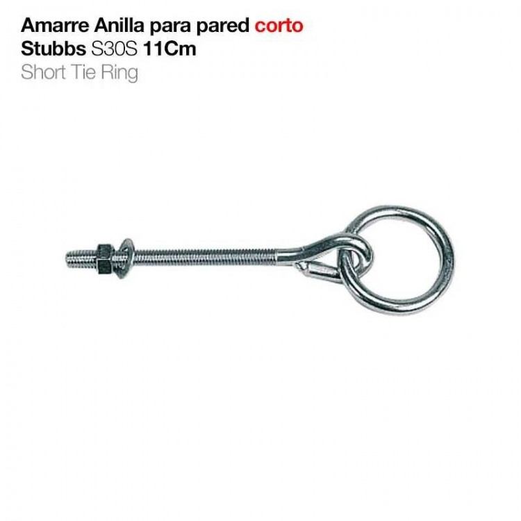 AMARRE ANILLA PARA PARED CORTO STUBBS S30S 11cm