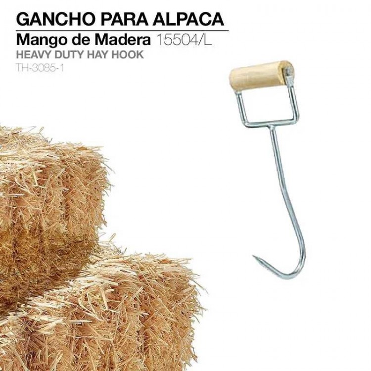 GANCHO PARA ALPACA MANGO MADERA 15504/L