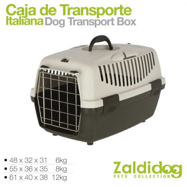 PERRO CAJA TRANSPORTE ITALIANA 