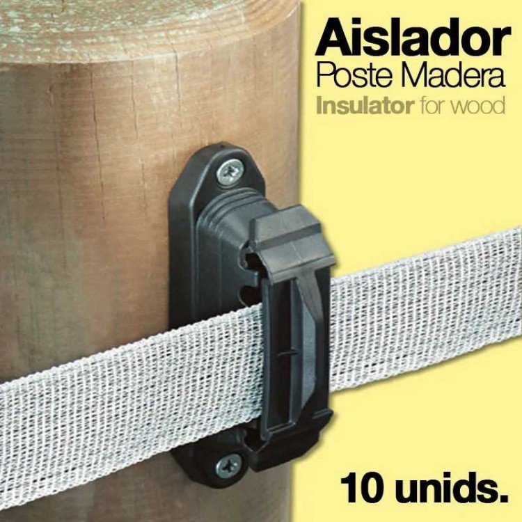 PASTOR: AISLADOR POSTE MADERA 