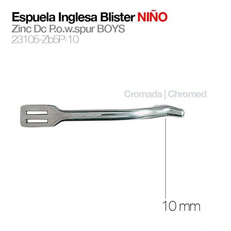 ESPUELA INGLESA BLISTER NIÑO 23105-ZB5P-10