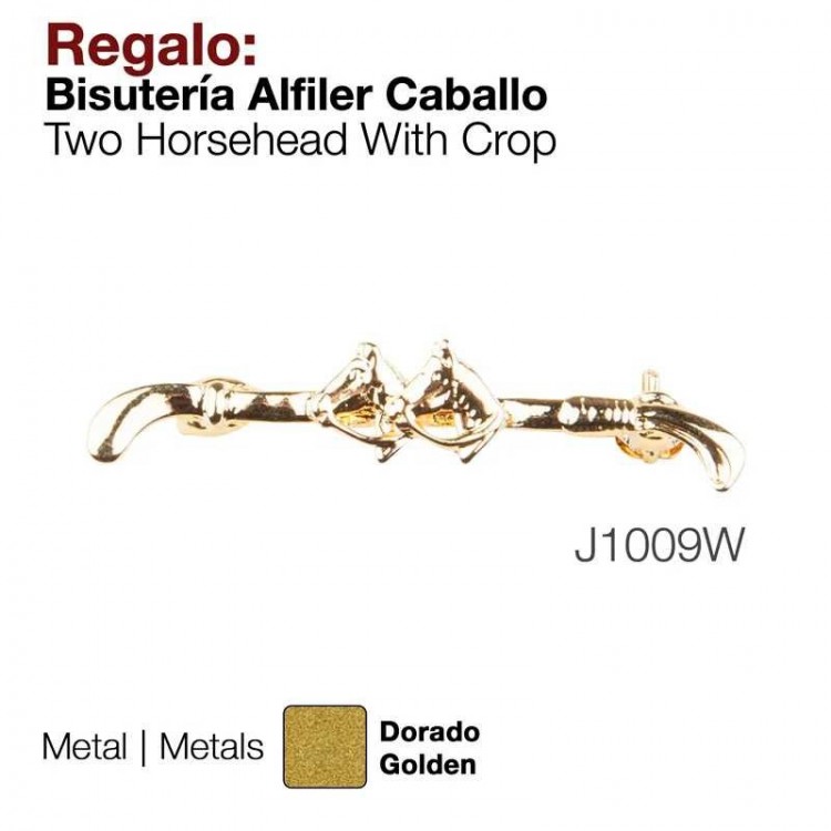 REGALO BISUTERÍA  ALFILER CABALLO J1009W