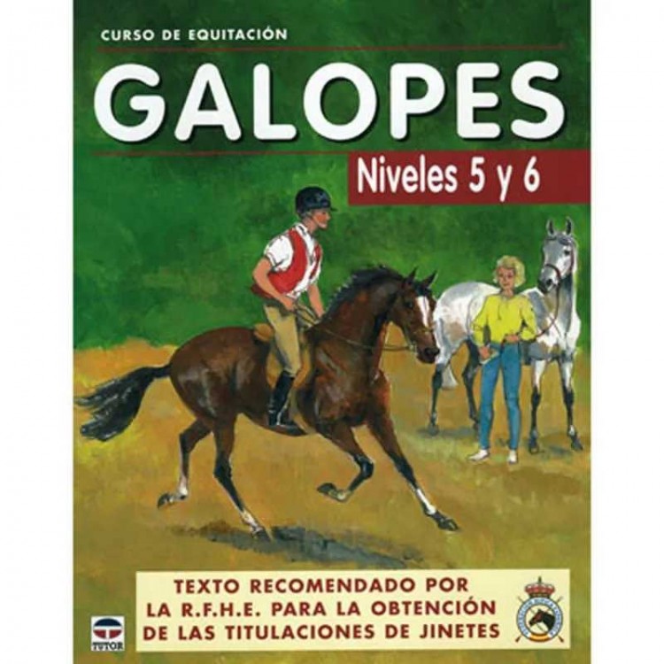 LIBRO: CURSO EQUITACIÓN. GALOPE Nº 5 Y 6