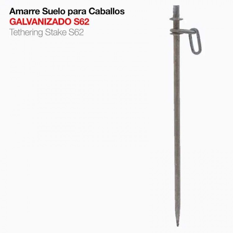 AMARRE SUELO PARA CABALLOS GALVANIZADO S62