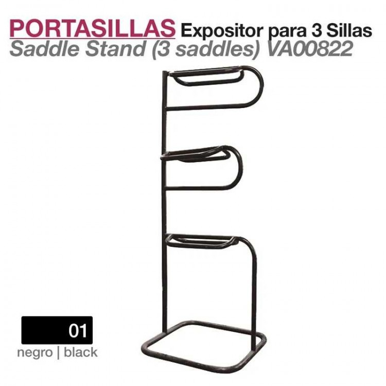 PORTASILLAS EXPOSITOR PARA 3 SILLAS VA00822,