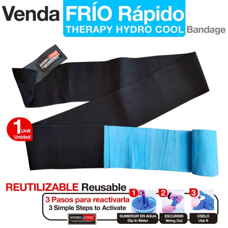 VENDA FRIO RÁPIDO REUTILIZABLE HYDROCOOL UNIDAD