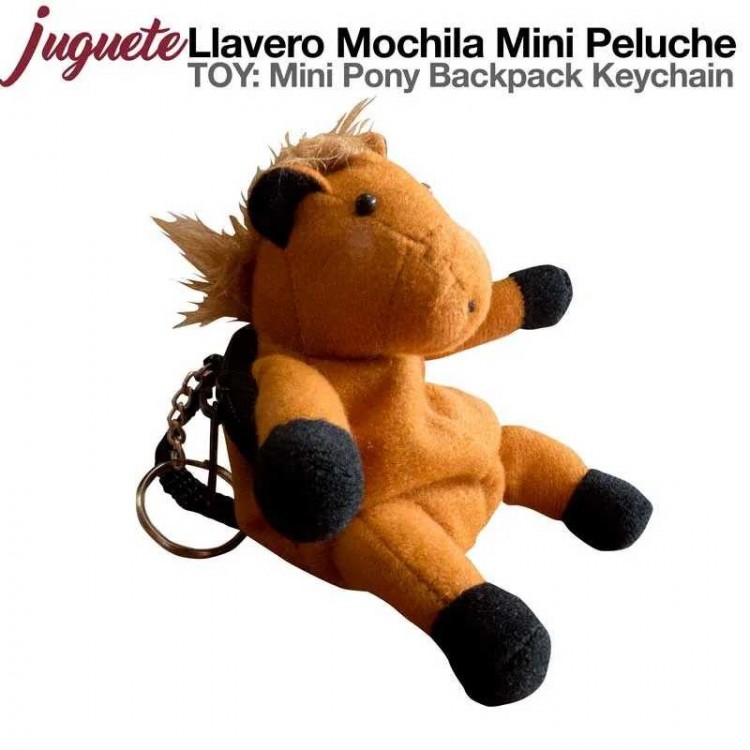 JUGUETE: LLAVERO MOCHILA MINI C/PELUCHE GA00030