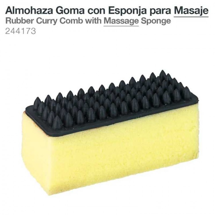 ALMOHAZA GOMA CON ESPONJA PARA MASAJE 244173