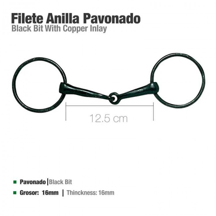 FILETE ANILLA PAVONADO 25216U1 12.5cm