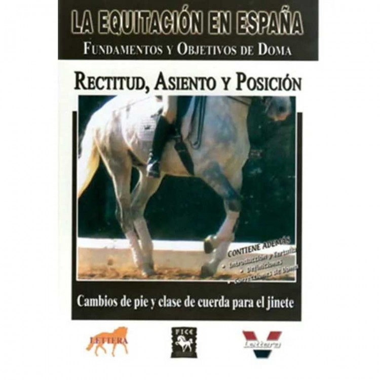 DVD: EQUITACIÓN/ESPAÑA: RECTITUD, ASIENTO, POSICIÓN