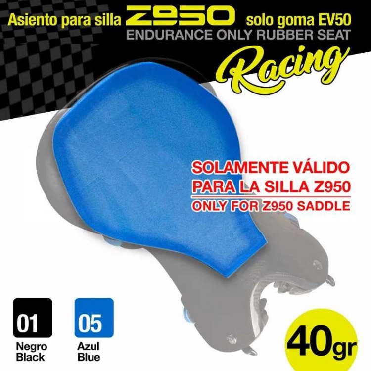 ASIENTO PARA SILLA Z950 SOLO GOMA EV50 1.5cm 