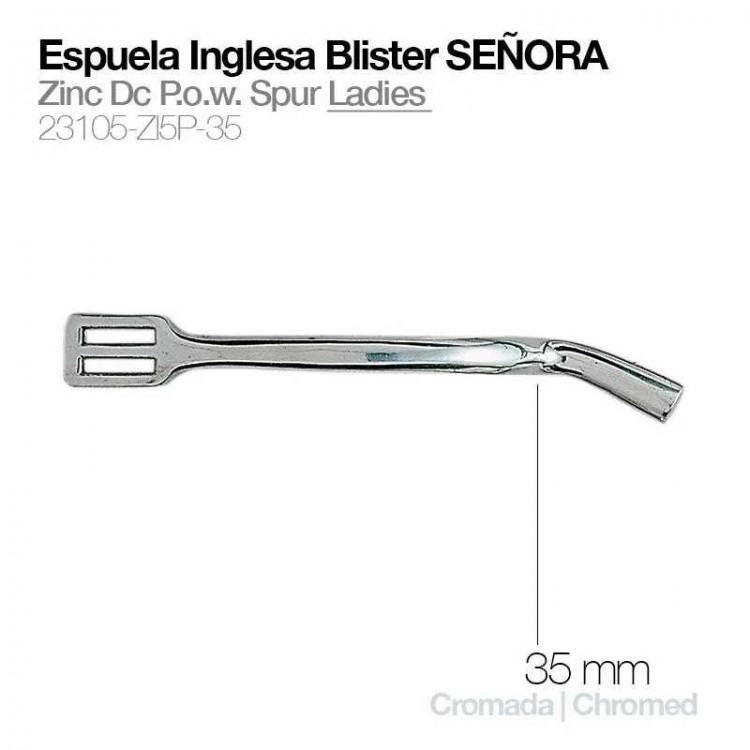 ESPUELA INGLESA BLISTER SEÑORA 23105-ZL5P-35