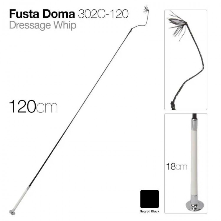 FUSTA DOMA 302C-120 NEGRO 120cm