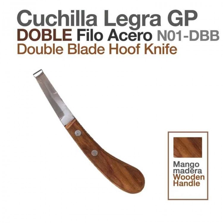 CUCHILLA LEGRA GP DOBLE FILO ACERO N01-DBB