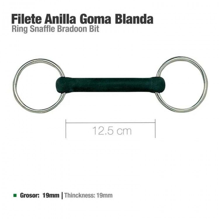 FILETE ANILLA GOMA BLANDA 21300R 12.5cm