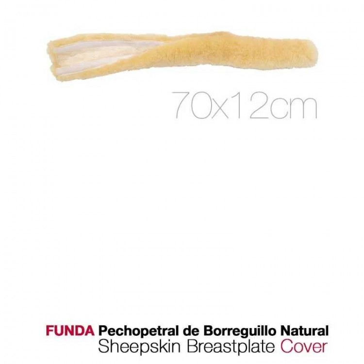 FUNDA PARA PECHOPETRAL BORREGUILLO NATURAL