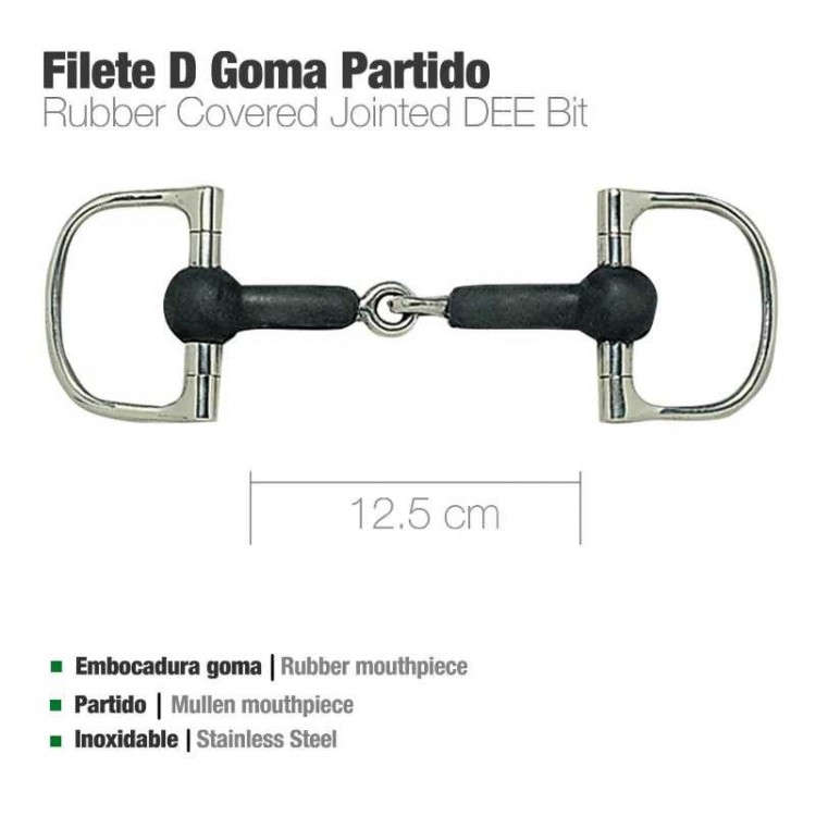 FILETE D INOX GOMA PARTIDO 21566R