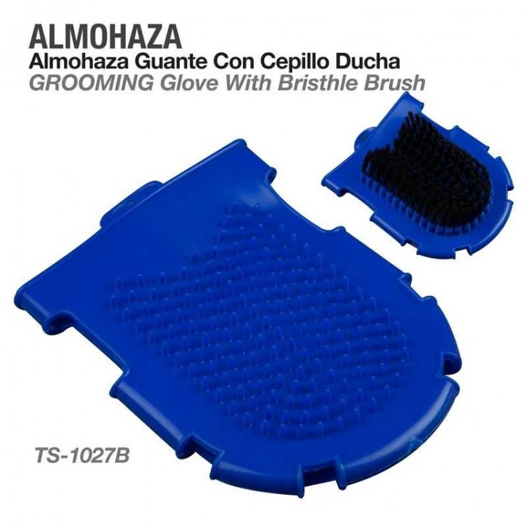 ALMOHAZA GUANTE CON CEPILLO DUCHA TS-1027B