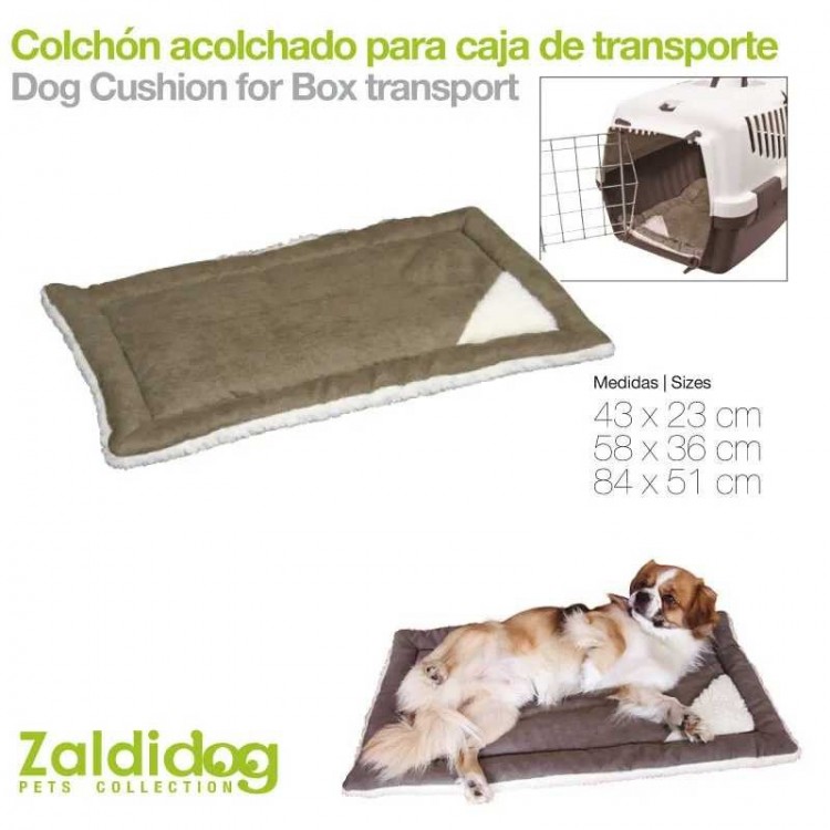 PERRO COLCHÓN PARA CAJA TRANSPORTE 