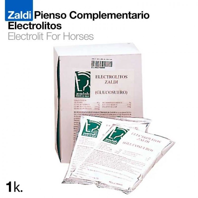 ZALDI PIENSO COMPLEMENTARIO ELECTROLITOS 1kg