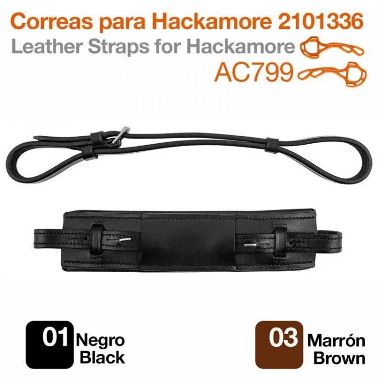 CORREAS PARA BOCADO HACKAMORE 2101336/AC799