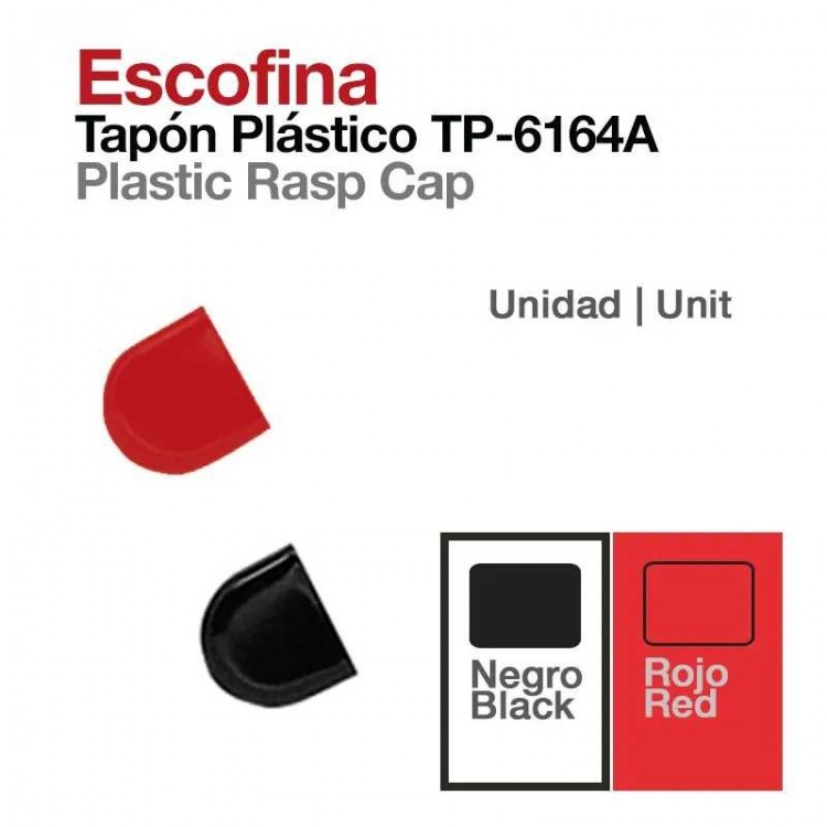 ESCOFINA TAPÓN PLÁSTICO TP-6164A UNIDAD