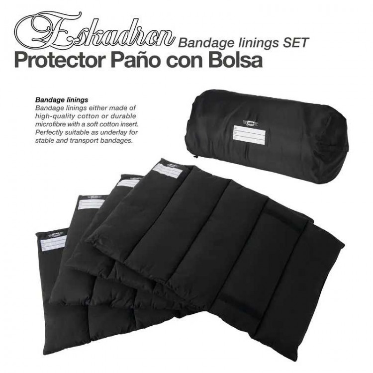 PROTECTOR PAÑO ESKADRON CON BOLSA 637000 467 290 NEGRO