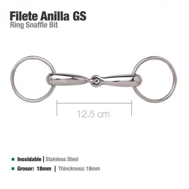 FILETE ANILLA GS INOX D62615A