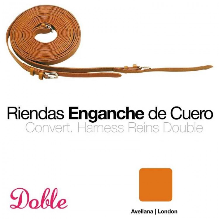 ENGANCHE RIENDAS DOBLE 0764 SUELTAS AVELLANA