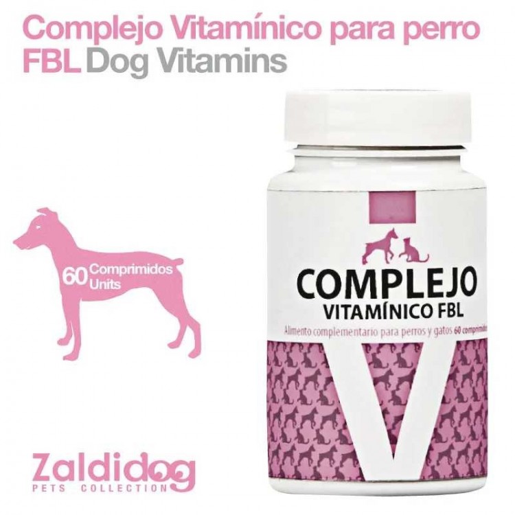 PERRO COMPLEJO VITAMÍNICO FBL 60 comprimidos