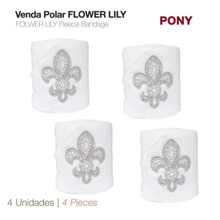 VENDA POLAR FLOWER LILY 4 unidades BLANCO