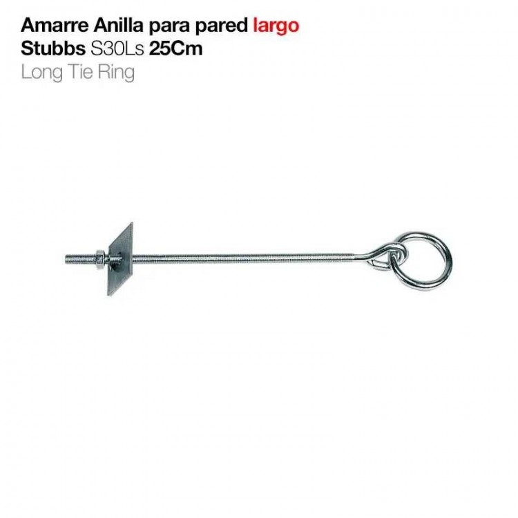 AMARRE ANILLA PARA PARED LARGO STUBBS S30LS 25cm