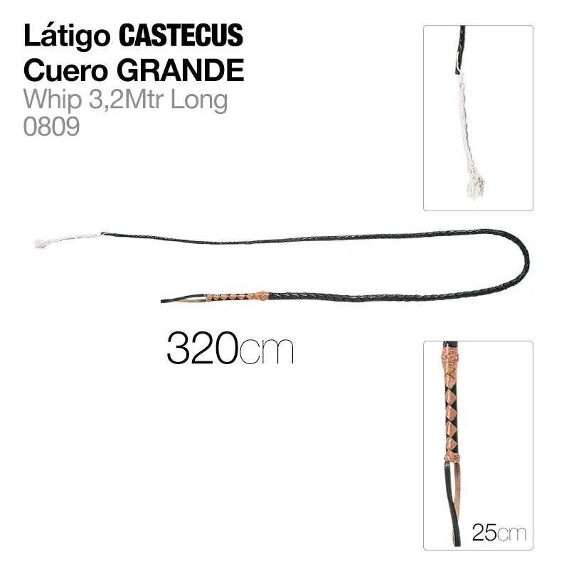 LÁTIGO CUERO CASTECUS PEQUEÑO 170cm