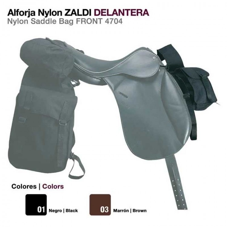 ALFORJA NYLON ZALDI DELANTERA 4704