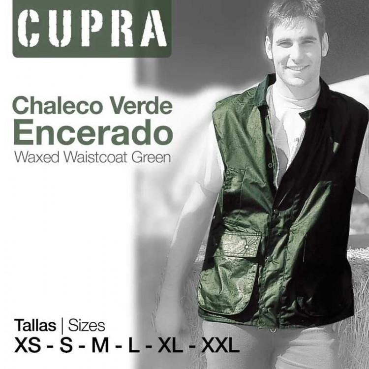 CHALECO ENCERADO CUPRA VERDE 